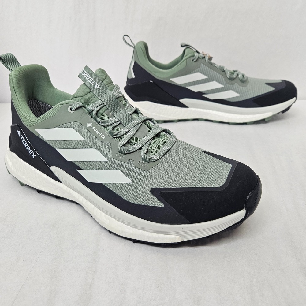 Adidas Terrex Free Hiker 2 Low Shoes GORE-TEX IE5103‎ Green Black Mens Size 13
